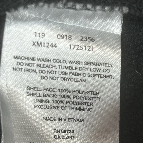 Columbia Ascender Softshell Jacket Mens M Black Fleece Lined Full Zip‎ Outdoor - Picture 9 of 14